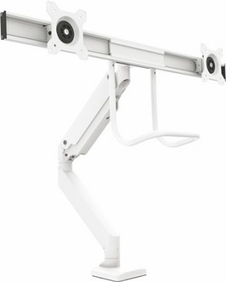 Monitortartó kar, két monitorhoz, FELLOWES "Eppa™ Crossbar", fehér