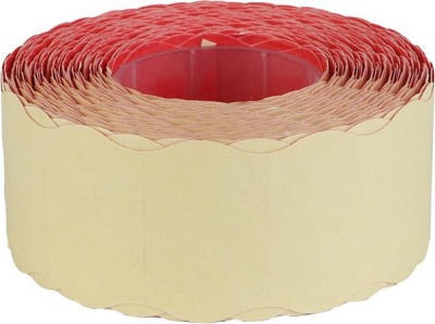 Árazószalag, 25x16 mm, piros