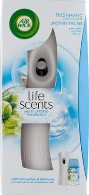 Illatosító készülék, automata, 250 ml, AIR WICK "Freshmatic", friss ruha