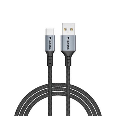 USB kábel, USB-A - USB-C, 1,2m, VERBATIM, fekete