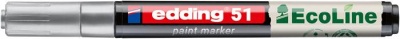 Lakkmarker, 1-2 mm, EDDING "51", ezüst