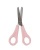 Olló, iskolai, kerekített, 13,5 cm, FOLIA, vegyes színek