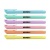 Szövegkiemelő készlet, 0,5-5 mm, KORES, 6 különböző pasztell szín