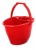 Felmosóvödör, csavarókosárral, 11 l, BONUS, piros